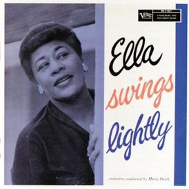 Обложка альбома Эллы Фицджеральд «Ella Swings Lightly» (1958)