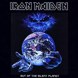 Cover van Iron Maiden single "Out of the Silent Planet" (2000)