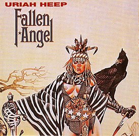 Обложка альбома Uriah Heep «Fallen Angel» (1978)