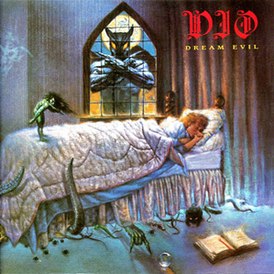Обложка альбома Dio «Dream Evil» (1987)