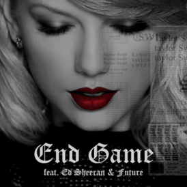 Cover av Taylor Swifts singel "End Game" ()