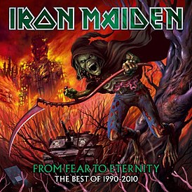 Обложка альбома Iron Maiden «From Fear to Eternity: The Best of 1990–2010» (2011)