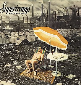 Обложка альбома Supertramp «Сrisis? What Crisis?» (1975)