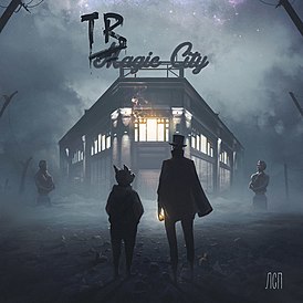 Обложка альбома ЛСП «Tragic City» (2017)