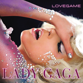 Обложка сингла Леди Гаги «LoveGame» (2009)