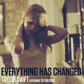 Обложка сингла Тейлор Свифт при участии Эда Ширана «Everything Has Changed» (2013)