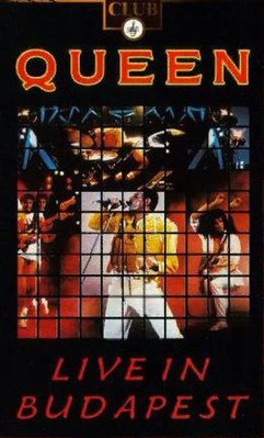 Portada del álbum Queen "Live in Budapest" (1986)