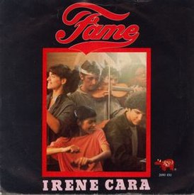 Обложка сингла Айрин Кары «Fame» (1980)