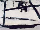 Franz Kline, 1954, akciono slikarstvo