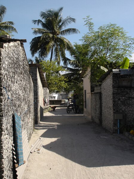 ගොනුව:Streets of alifushi maldives.jpg