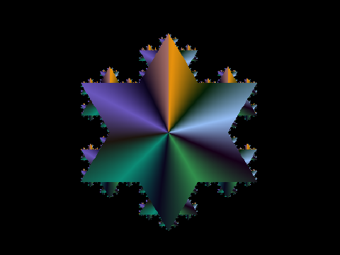 Slika:Koch snowflake Xaos.png