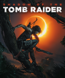 Lara Croft na naslovnici pred sončnim mrkom