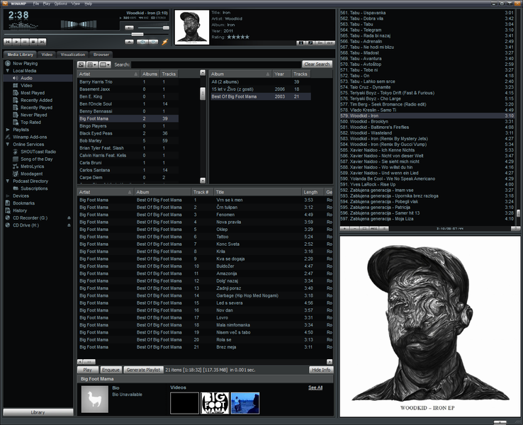 Slika:Winamp screenshot.png