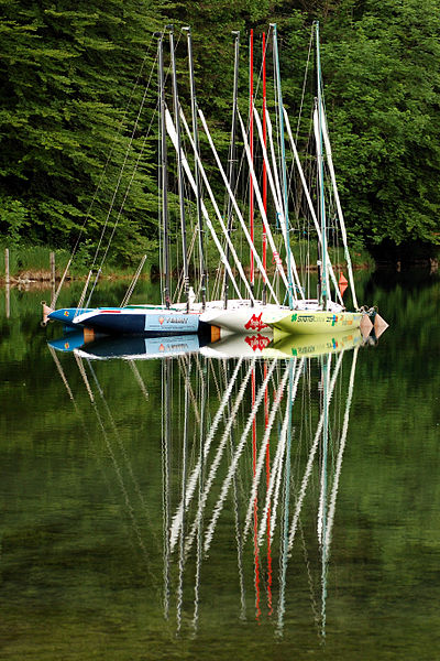 Slika:Sailboats at Lake Bohinj.jpg