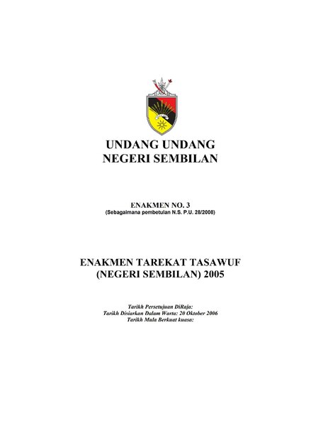 File:Enakmen Tarekat Tasawuf (Negeri Sembilan) 2005.pdf