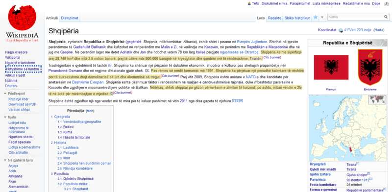 Skeda:Shqipëria, Wikipedia, 19.2.2012.png