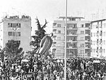 Rrëzimi i monumentit 20 shkurt 1991