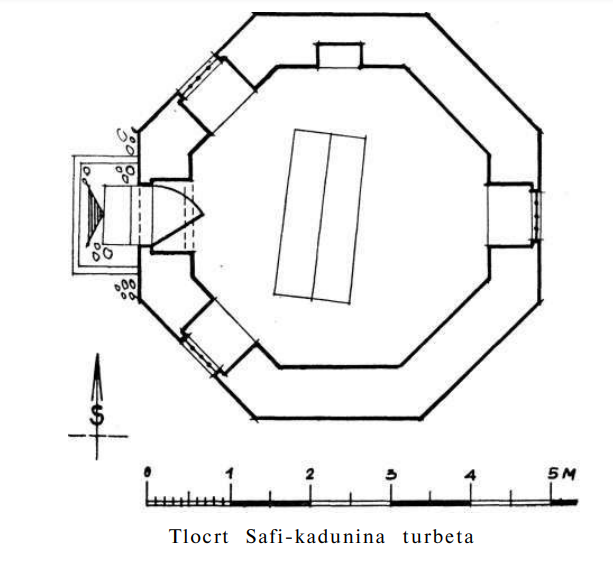 Датотека:Tlocrt Safi-kaduninog turbeta, 1959 god..png