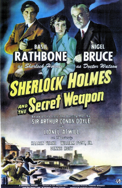 Sherlock Holmes and the Secret Weapon - 1943 - Poster.png