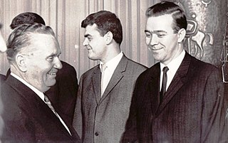 Главни и одговорни уредик Александар Ђукановић са Титом 1966.