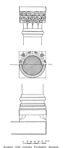 Unutrašnji stubovi trijema Ferhadije, autor: Mato Biško[293][349]