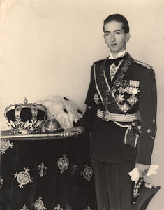 Петар II Карађорђевић на дан преузимања круне 28. марта 1941. године.