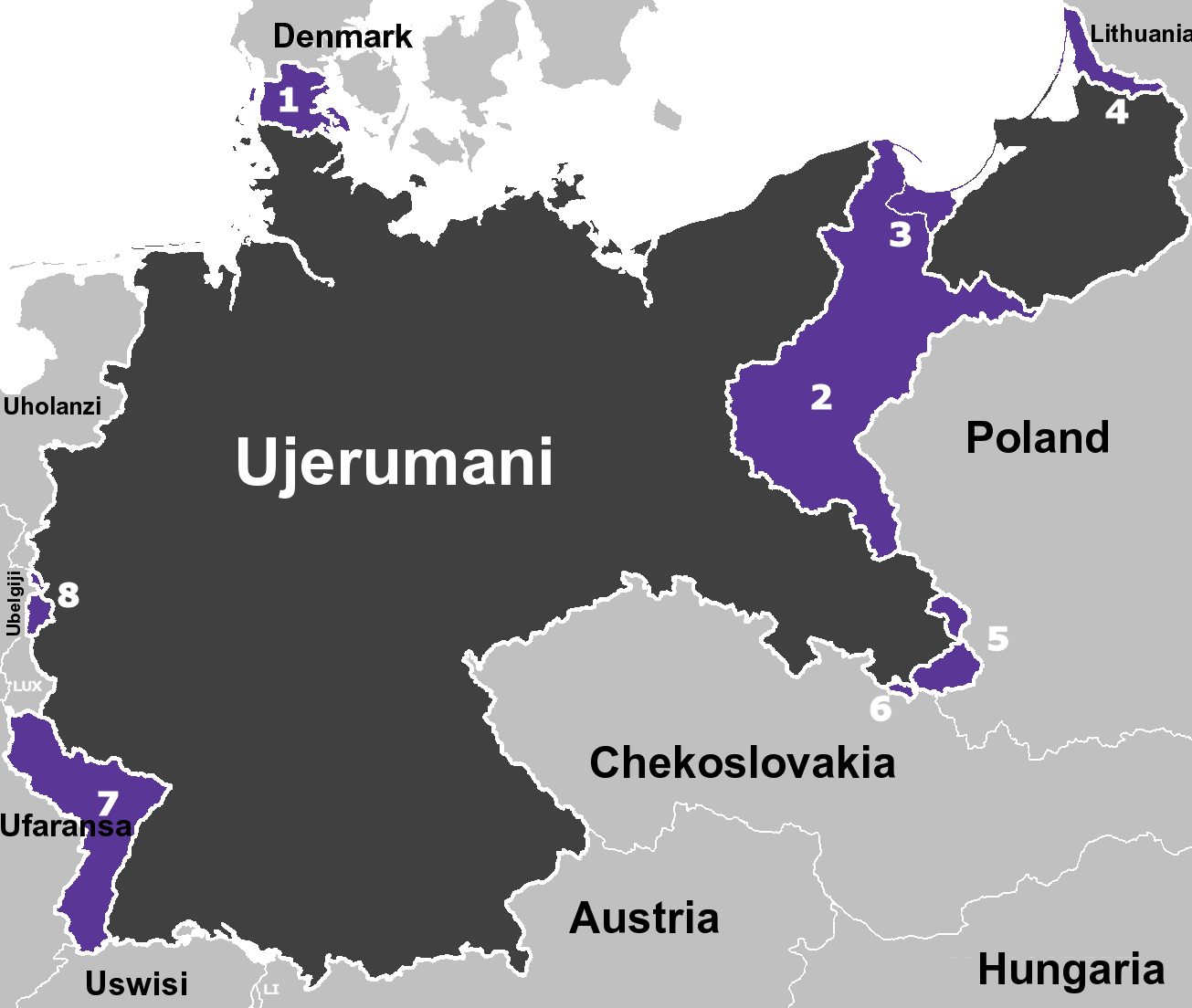 территория германии