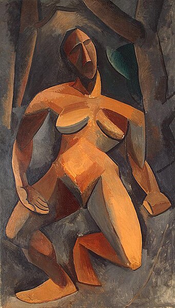படிமம்:Pablo Picasso, 1908, Dryad, oil on canvas, 185 x 108 cm, The State Hermitage Museum, St Petersburg.jpg