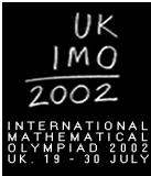 สัญลักษณ์การแข่งขันคณิตศาสตร์โอลิมปิก 2002
