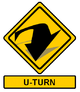 ป้ายสั่ง U-Turn