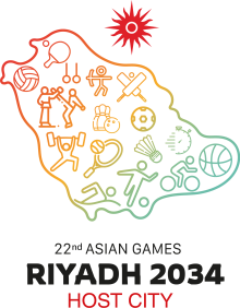 Riyadh 2034 Asian Games temporary logo.svg