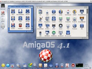 AmigaOS 4.1 ekran görüntüsü