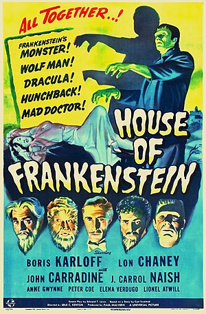 Film, 1944 Frankenstein'ın Evi