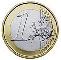 €1 madenî para ortak yüzü (arka)