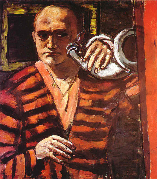 Dosya:Max Beckmann's 'Self-portrait with Horn', 1938-1940.jpg