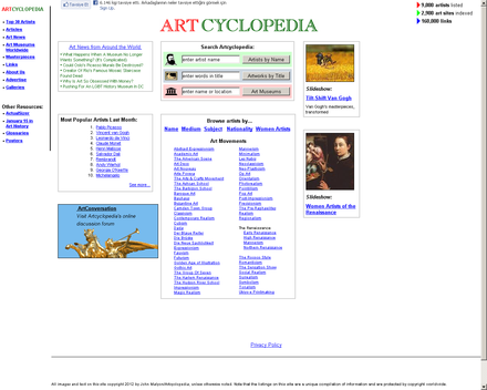  ArtCyclopedia  Vikipedi