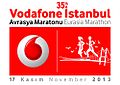 Vodafone sponsorluğunda kullanılan logo