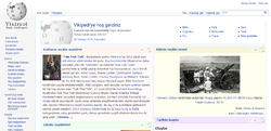 31 Temmuz 2010'da Türkçe Vikipedi'nin ana sayfası.