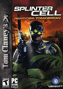 Обкладинка гри «Tom Clancy's Splinter Cell, Pandora Tomorrow».jpg