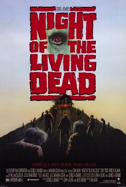 Ужасы 1990 годов. Ночь живых мертвецов" Night of the Living Dead (1968). Ночь живых мертвецов Постер.