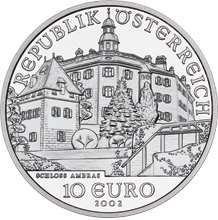 Файл:2002 Austria 10 Euro Ambras Castle front.jpg