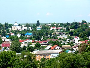 Вид на с. Ступки з півдня.