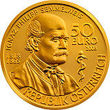 2008 Austria 50 Euro Ignaz Philipp Semmelweis front.jpg