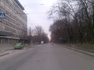 Проспект Ново-Баварський біля заводу ПТО
