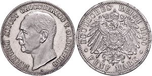 Ольденбург, 5 марок, 1900.jpg