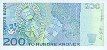 Банкнота 200 норвезьких крон 2001 року р.jpg