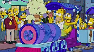 Сімпсони святкують річницю весілля на поїзді