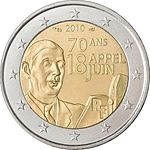 €2 — Франція 2010