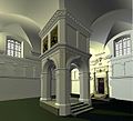 Електронна 3D-модель синагоги з Центру єврейського мистецтва