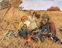 Пластов А. О., «Жнива», 1945 р., Третьяковська галерея